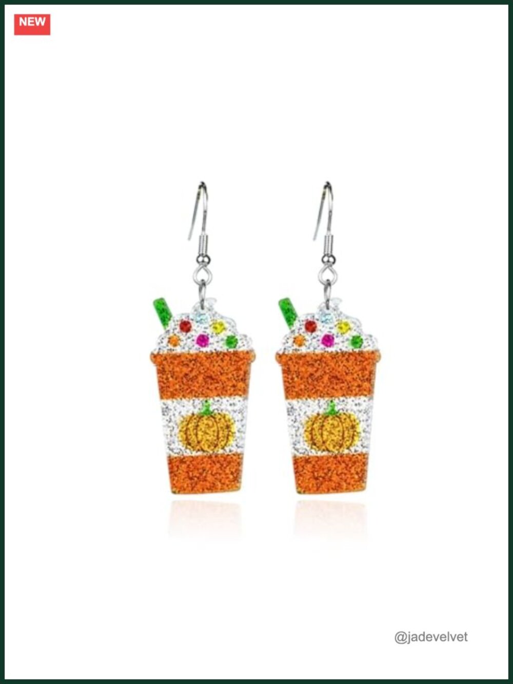 Fall Thanksgiving Earrings Pumpkin Leaf Sunflower Drop Dangle Holiday Jewelry